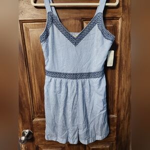 ✨️Final Price✨️NWT Japna Blue & White Striped Summer Romper